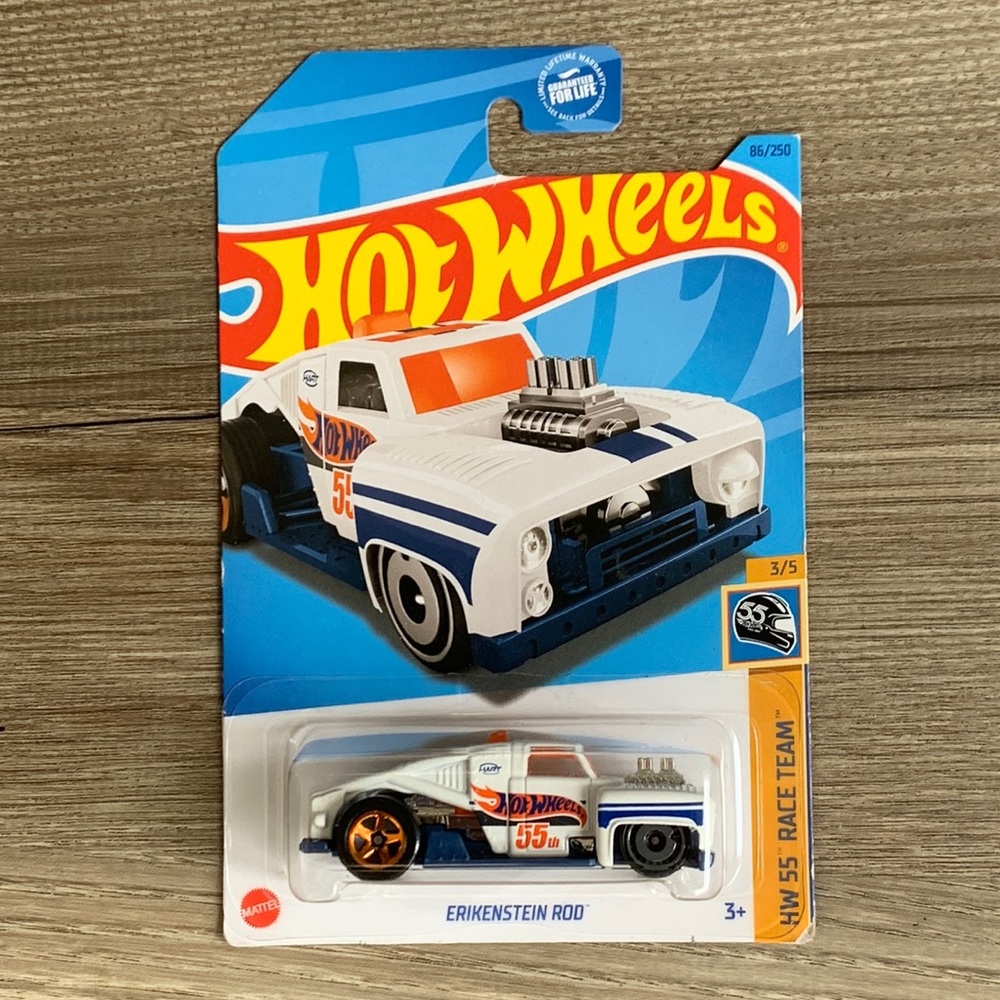 Hot Wheels Erikenstein Rod HW 55 Race Team Anniversary HotWheels Racing Truck 🆕